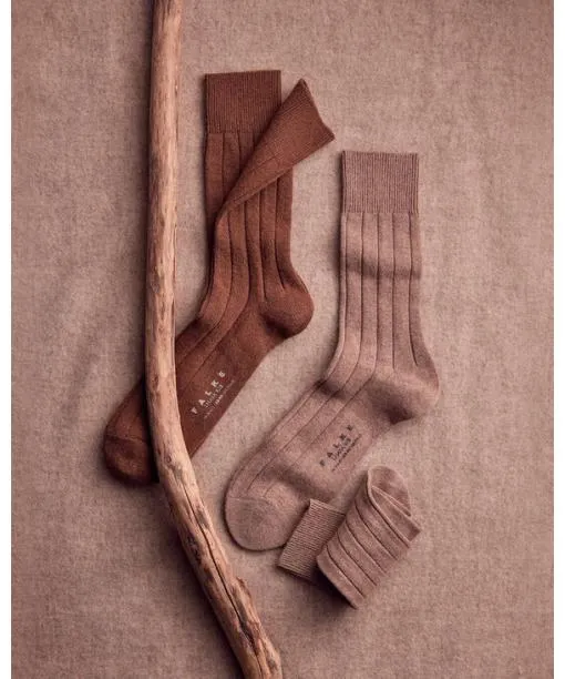 Men Lhasa Rib Men Socks Anthramel FALKE Socks