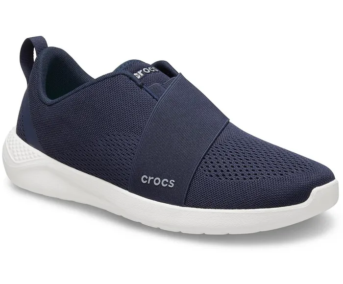 Men LiteRide Modform SlipOn Navy White Crocs Sneakers