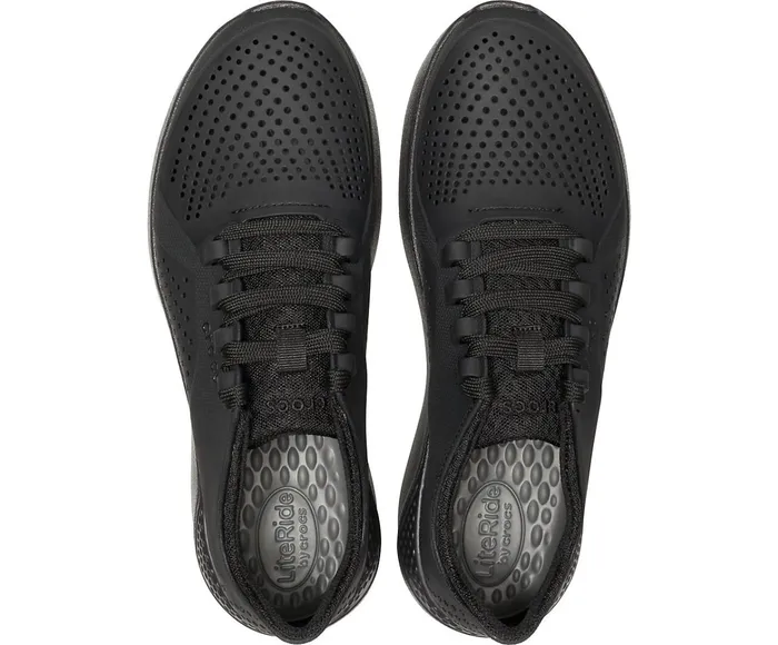 Men LiteRide Pacer Black Black Crocs Sneakers