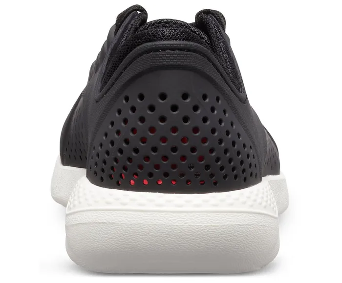 Men LiteRide Pacer Black White Crocs Sneakers