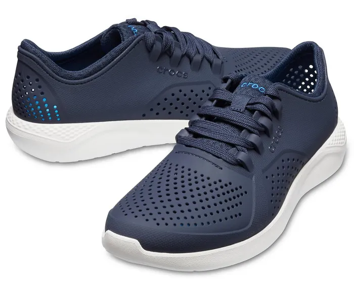 Men LiteRide Pacer Navy White Crocs Sneakers