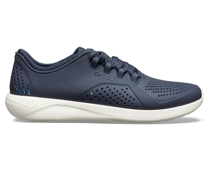 Men LiteRide Pacer Navy White Crocs Sneakers