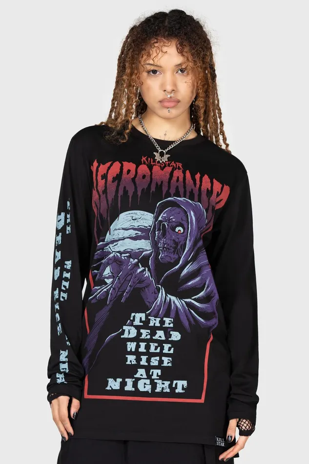 Men Long Sleeves Killstar Necromancer Long Sleeve Top