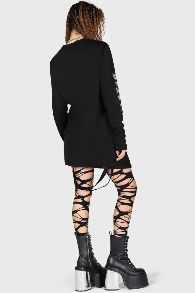 Men Long Sleeves Killstar Necromancer Long Sleeve Top