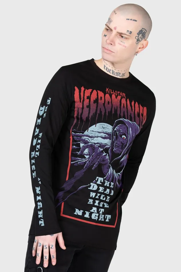 Men Long Sleeves Killstar Necromancer Long Sleeve Top