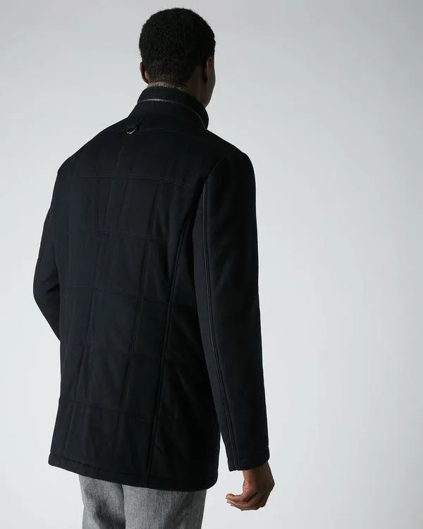 Men Men039s Fur Lined CoatIn Navy Blue Navy Blue NPeal Coats and Jackets
