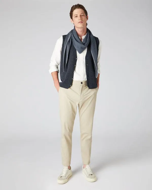 Men Men039s The Chelsea Milano Cashmere WaistcoatIn Dark Charcoal Grey Dark Charcoal Grey NPeal Gilets and Waistcoats