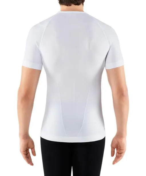 Men Men TShirt Warm White FALKE Short Sleeve Shirts