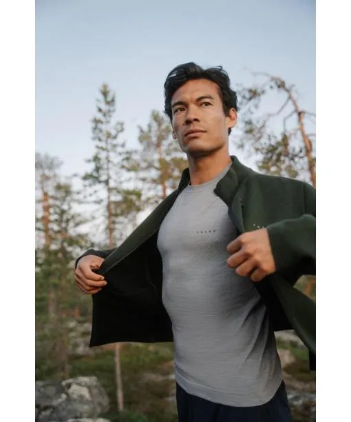 Men Men TShirt WoolTech Light Grey FALKE Short Sleeve Shirts Men Men TShirt WoolTech Light Grey FALKE Short Sleeve Shirts
