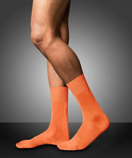 Men No 9 Pure Fil Dcosse Men Socks Fire FALKE Socks