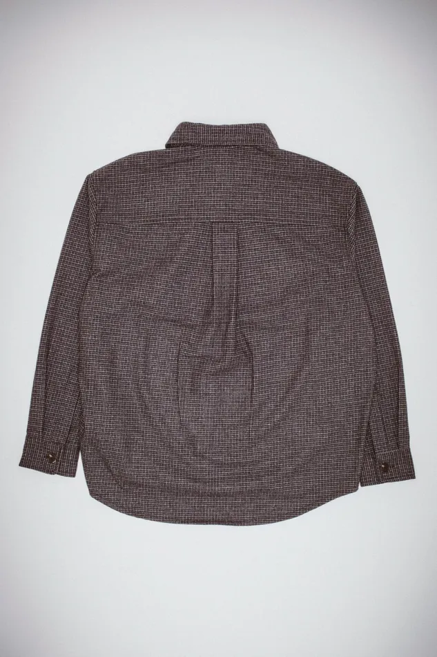 Men Oversized Wool Flannel Fucking Awesome Shirts