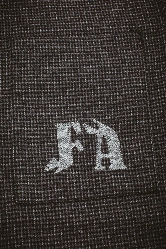 Men Oversized Wool Flannel Fucking Awesome Shirts