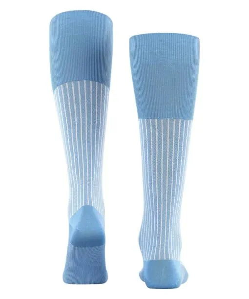 Men Oxford Stripe Men Kneehigh Socks Linen FALKE Knee High Socks
