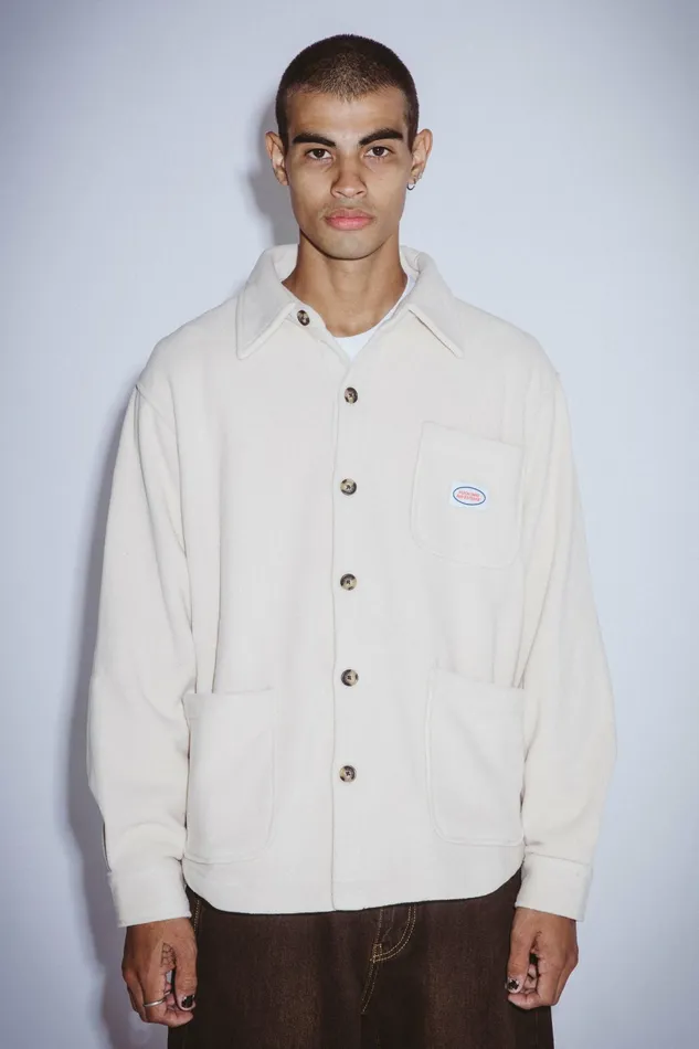 Men Polar Fleece Overshirt Fucking Awesome Jackets Men Polar Fleece Overshirt Fucking Awesome Jackets