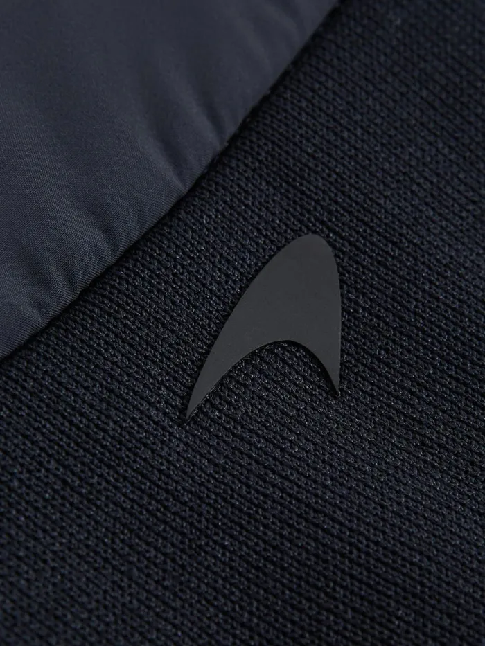 Men Reiss Brands F1 Hybrid Funnel Neck Jacket Navy