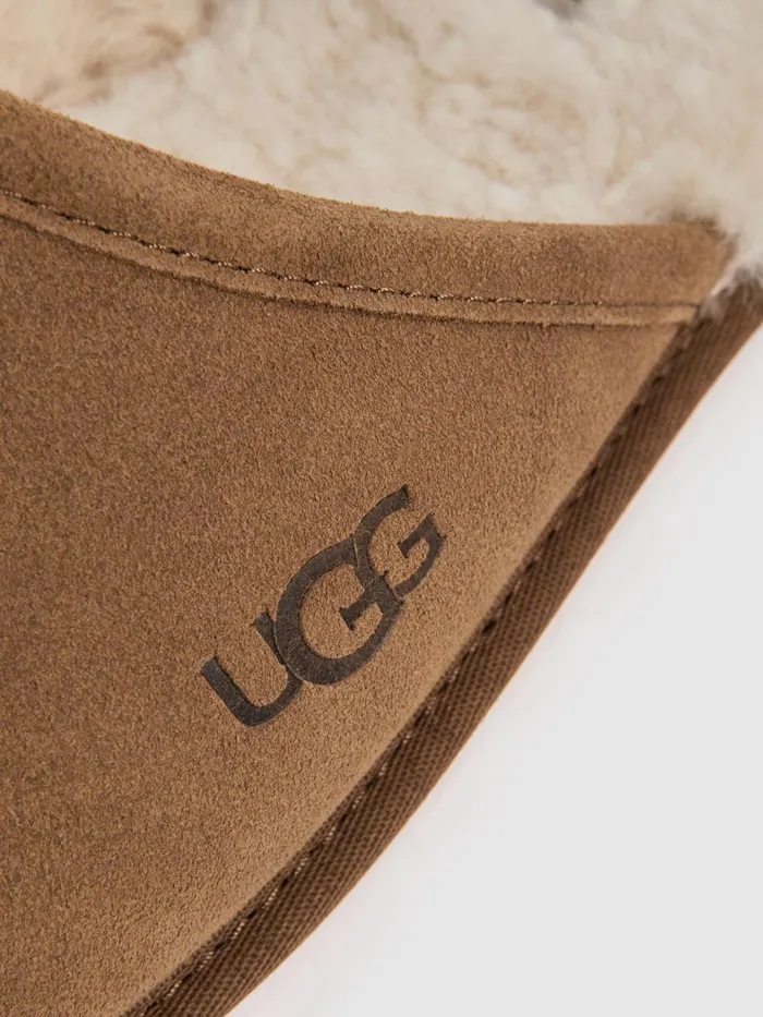 Men Reiss Brands Sheepskin Slipper Chestnut