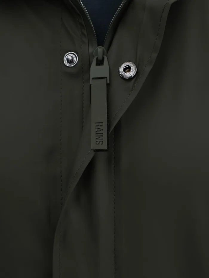 Men Reiss Outerwear and Coats Dark Green Rains Fishtail Parka Dark Green