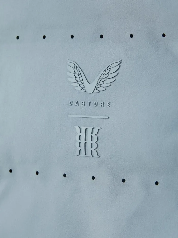 Men Reiss Outerwear and Coats Easton Castore Water Repellent Hybrid Quilted Gilet Blue Silver