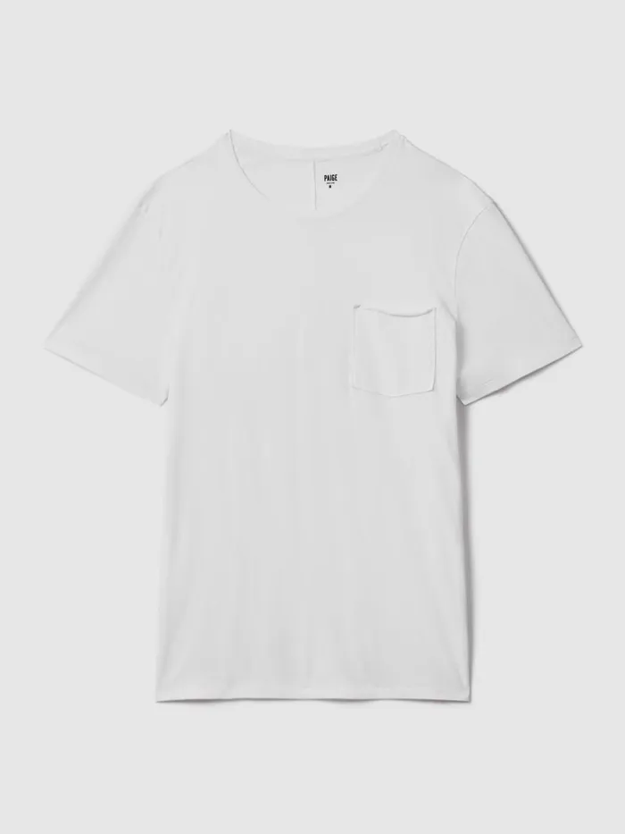 Men Reiss TShirts Crew Neck TShirt Fresh White