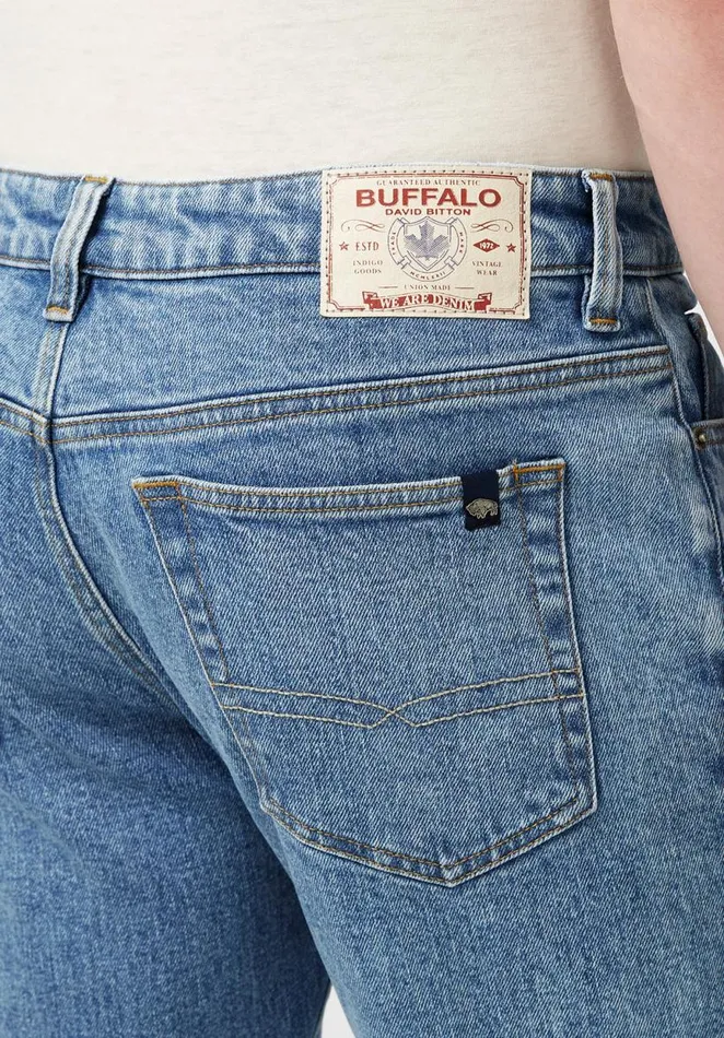 Men Relaxed Straight Driven Indigo Men039s Jeans Indigo Buffalo David Bitton Relaxed Straight Driven