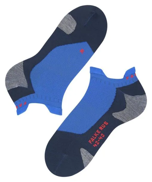 Men RU5 Race Invisible Men Running No Show Socks Cobalt FALKE Running Socks
