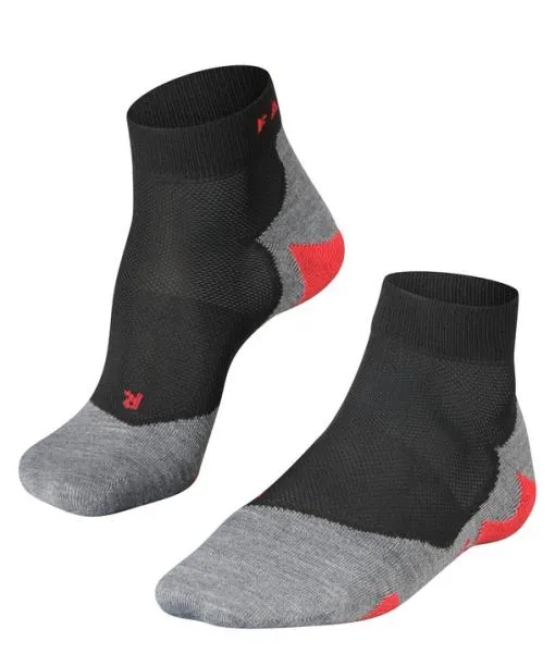 Men RU5 Race Short Men Running Short Sock Black FALKE Running Socks