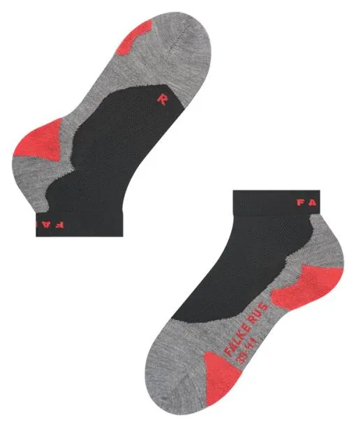 Men RU5 Race Short Men Running Short Sock Black FALKE Running Socks