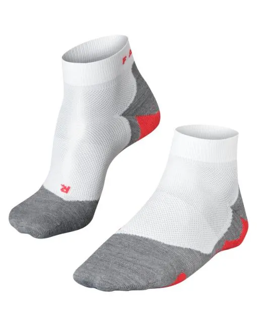 Men RU5 Race Short Men Running Short Sock White FALKE Running Socks
