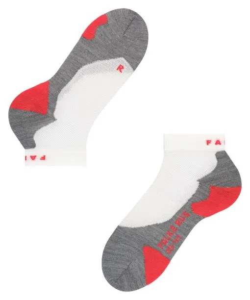 Men RU5 Race Short Men Running Short Sock White FALKE Running Socks