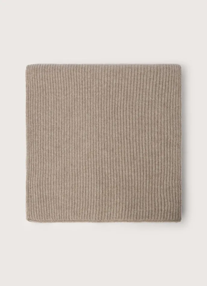 Men Scarves Faonnable Cashmere Scarf Light Beige