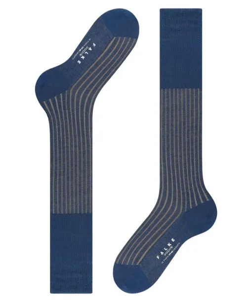 Men Shadow Men Kneehigh Socks Ink FALKE Knee High Socks