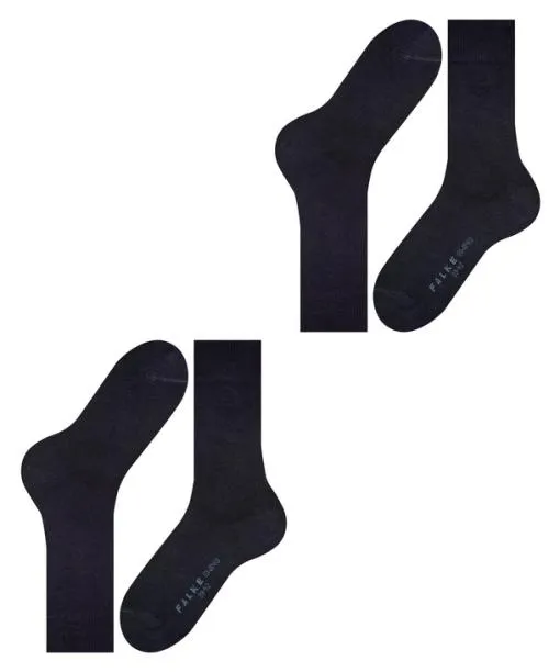 Men Swing 2Pack Men Socks Dark Navy FALKE Socks