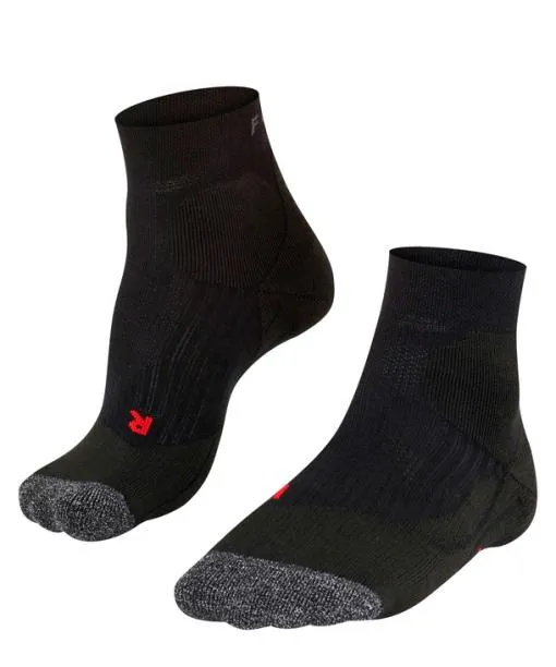 Men TE2 Short Men Tennis Short Sock Black FALKE Tennis Socks
