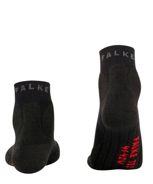 Men TE2 Short Men Tennis Short Sock Black FALKE Tennis Socks