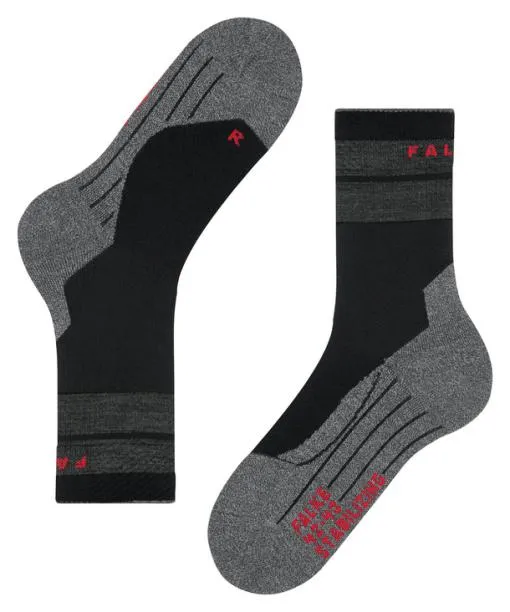 Men TK Stabilizing Men Trekking Socks Black FALKE Hiking Socks