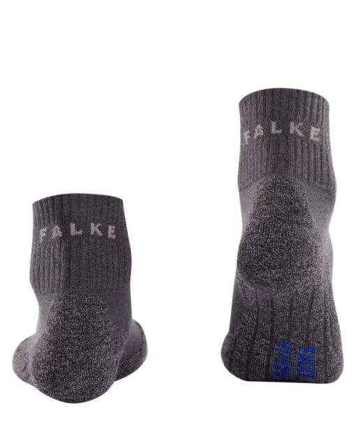 Men TK2 Explore Cool Short Men Trekking Short Sock Asphalt Mel FALKE Hiking Socks