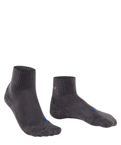 Men TK2 Explore Cool Short Men Trekking Short Sock Asphalt Mel FALKE Hiking Socks