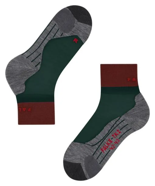 Men TK2 Explore Short Men Trekking Short Sock Holly FALKE Hiking Socks