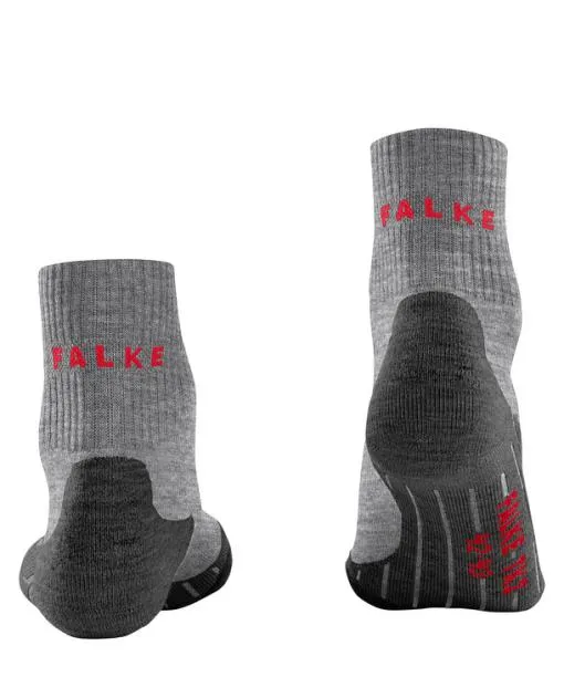 Men TK2 Explore Short Men Trekking Short Sock Light Grey FALKE Hiking Socks