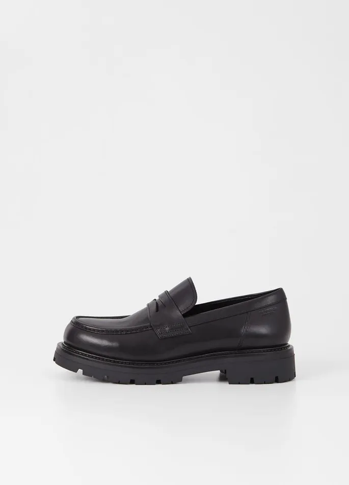 Men Vagabond Loafers CAMERON LOAFER Black Leather