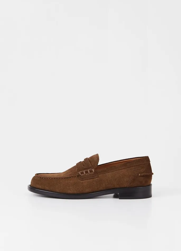 Men Vagabond Loafers STEVEN LOAFER Brown Suede