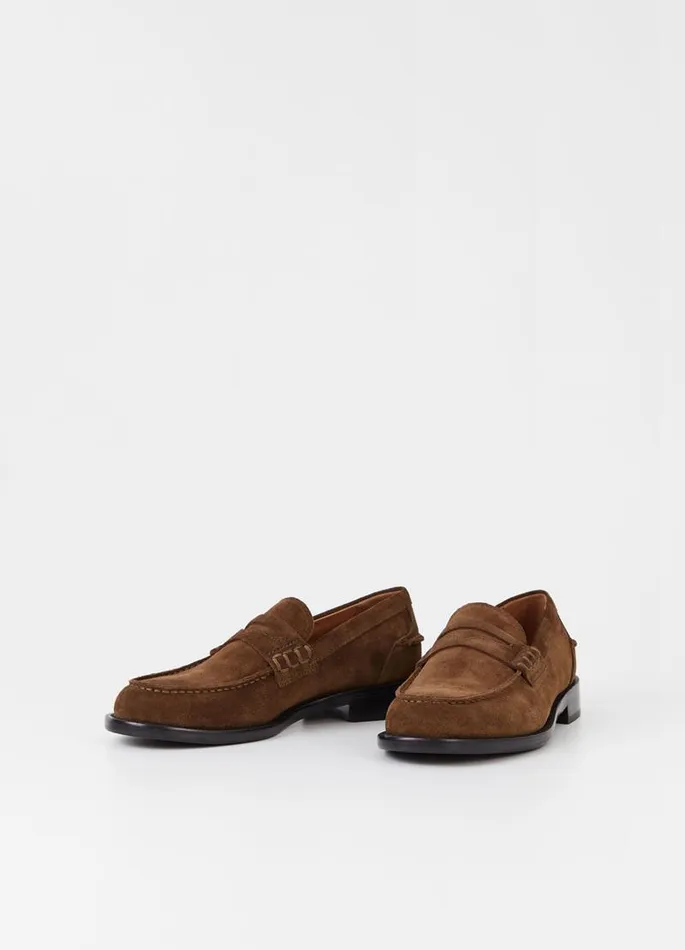 Men Vagabond Loafers STEVEN LOAFER Brown Suede