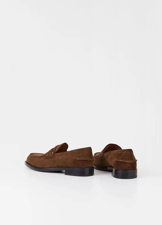Men Vagabond Loafers STEVEN LOAFER Brown Suede
