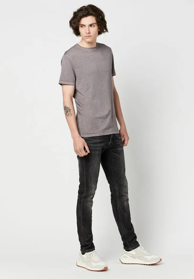 Men Vintage Wash Kathir TShirt Ardent Buffalo David Bitton Tops and Tees