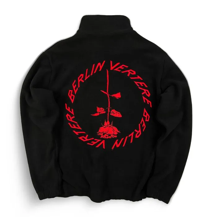 MenWomen JACKETS and FLEECE Vertere Berlin CIRCLE LOGO FLEECE SWEATER 8211 BLACK