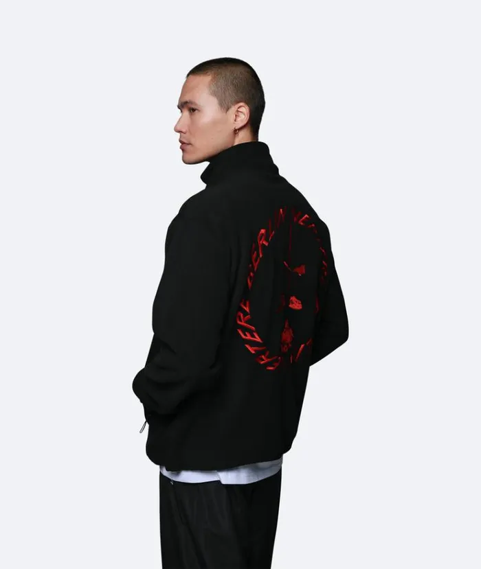 MenWomen JACKETS and FLEECE Vertere Berlin CIRCLE LOGO FLEECE SWEATER 8211 BLACK