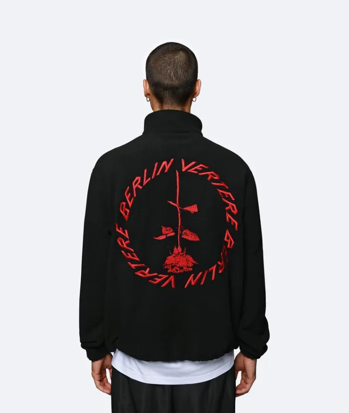 MenWomen JACKETS and FLEECE Vertere Berlin CIRCLE LOGO FLEECE SWEATER 8211 BLACK