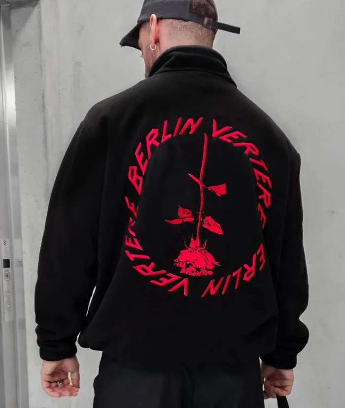 MenWomen JACKETS and FLEECE Vertere Berlin CIRCLE LOGO FLEECE SWEATER 8211 BLACK