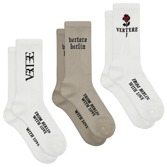MenWomen SOCKS Vertere Berlin 3PACK TENNIS SOCKS SET 8211 AFTERHOUR DREAMS