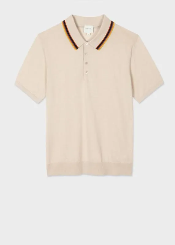 Mens 039Artist Stripe039 Tipping Polo Shirt Paul Smith Polo Shirts